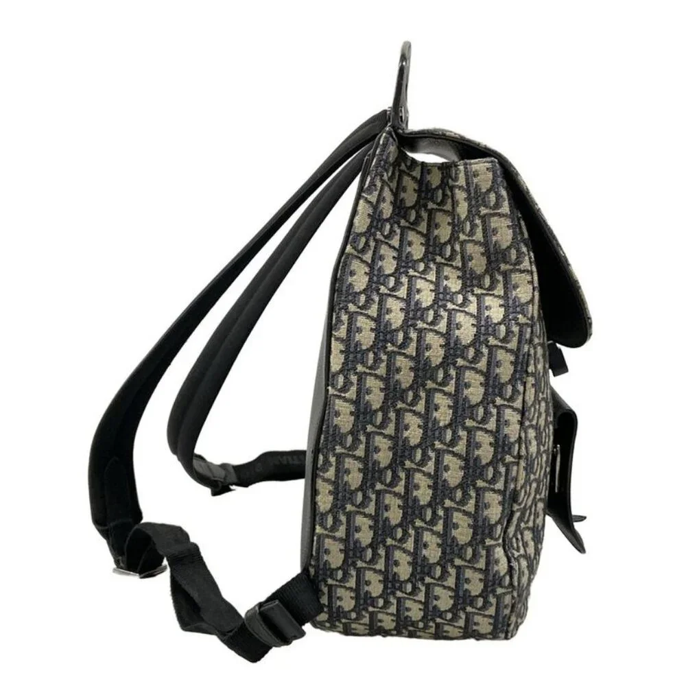 Dior Backpack Gallop Oblique Navy Ivory - Picture 2 of 15